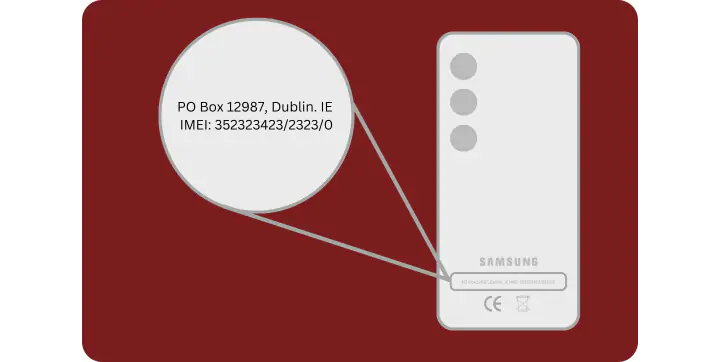 Headphone label example